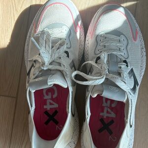 G/FORE White and Pink Men's Shoes